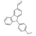 9H-Carbazole-3-carboxaldehyde, 9-(4-methoxyphenyl)-