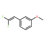 BENZENE, 1-(2,2-DIFLUOROETHENYL)-3-METHOXY-