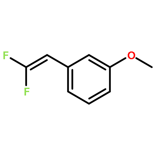 BENZENE, 1-(2,2-DIFLUOROETHENYL)-3-METHOXY-