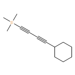 Silane, (4-cyclohexyl-1,3-butadiynyl)trimethyl-