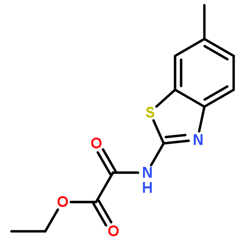 ethyl [(6-methyl-1,3-benzothiazol-2-yl)amino](oxo)acetate