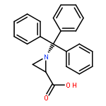 2-AZIRIDINECARBOXYLIC ACID, 1-(TRIPHENYLMETHYL)-, (S)-