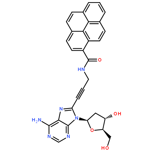 ADENOSINE, 2'-DEOXY-8-[3-[(1-PYRENYLCARBONYL)AMINO]-1-PROPYNYL]-