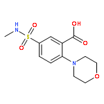 Benzoic acid, 5-[(methylamino)sulfonyl]-2-(4-morpholinyl)-