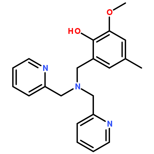 Phenol, 2-[[bis(2-pyridinylmethyl)amino]methyl]-6-methoxy-4-methyl-