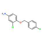 BENZENAMINE, 3-CHLORO-4-[(4-CHLOROPHENYL)METHOXY]-