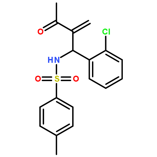 Benzenesulfonamide,N-[(1R)-1-(2-chlorophenyl)-2-methylene-3-oxobutyl]-4-methyl-