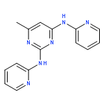 2,4-PYRIMIDINEDIAMINE, 6-METHYL-N,N'-DI-2-PYRIDINYL-