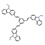 9H-Carbazole,3,3,3''-[1,3,5-benzenetriyltri-(1E)-2,1-ethenediyl]tris[9-ethyl- (9CI)