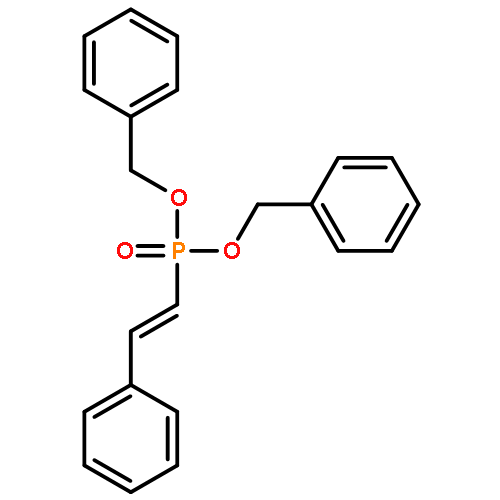 Phosphonic acid, [(1E)-2-phenylethenyl]-, bis(phenylmethyl) ester