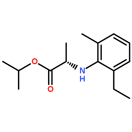 L-Alanine, N-(2-ethyl-6-methylphenyl)-, 1-methylethyl ester