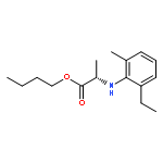 L-ALANINE, N-(2-ETHYL-6-METHYLPHENYL)-, BUTYL ESTER