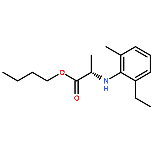 L-ALANINE, N-(2-ETHYL-6-METHYLPHENYL)-, BUTYL ESTER