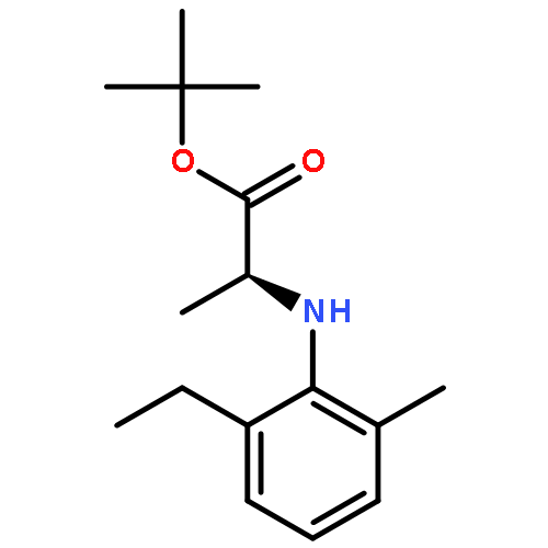 ALANINE, N-(2-ETHYL-6-METHYLPHENYL)-, 1,1-DIMETHYLETHYL ESTER