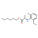 L-Alanine, N-(2-ethyl-6-methylphenyl)-, hexyl ester