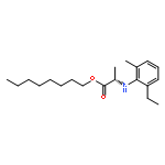 L-ALANINE, N-(2-ETHYL-6-METHYLPHENYL)-, OCTYL ESTER