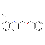 L-Alanine, N-(2-ethyl-6-methylphenyl)-, phenylmethyl ester