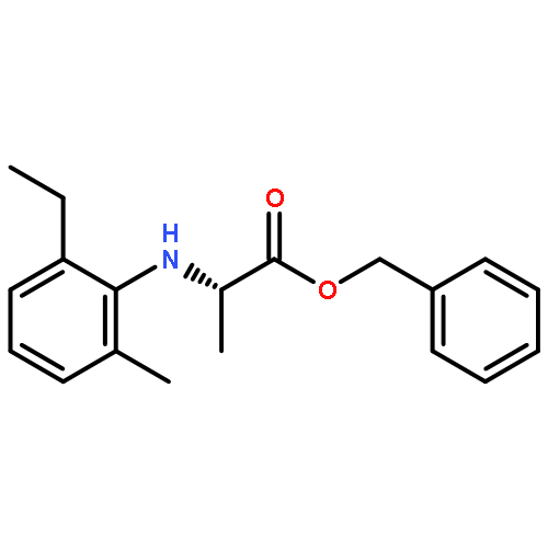 L-Alanine, N-(2-ethyl-6-methylphenyl)-, phenylmethyl ester