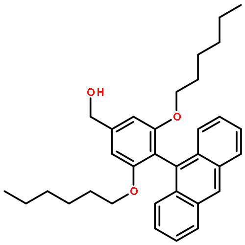 BENZENEMETHANOL, 4-(9-ANTHRACENYL)-3,5-BIS(HEXYLOXY)-