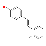 Phenol, 4-[(1E)-2-(2-fluorophenyl)ethenyl]-