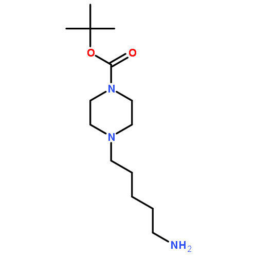 1-Piperazinecarboxylicacid, 4-(5-aminopentyl)-, 1,1-dimethylethyl ester