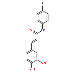 2-Propenamide, N-(4-bromophenyl)-3-(3,4-dihydroxyphenyl)-