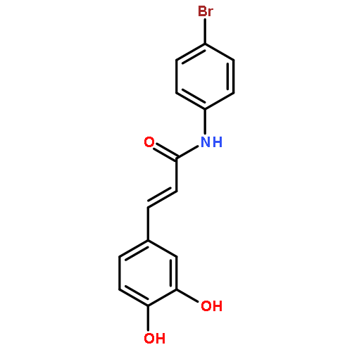 2-Propenamide, N-(4-bromophenyl)-3-(3,4-dihydroxyphenyl)-