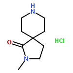 2,8-Diazaspiro[4.5]decan-1-one, 2-methyl-, monohydrochloride