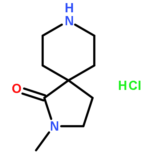 2,8-Diazaspiro[4.5]decan-1-one, 2-methyl-, monohydrochloride