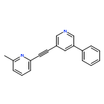 Pyridine, 2-methyl-6-[(5-phenyl-3-pyridinyl)ethynyl]-