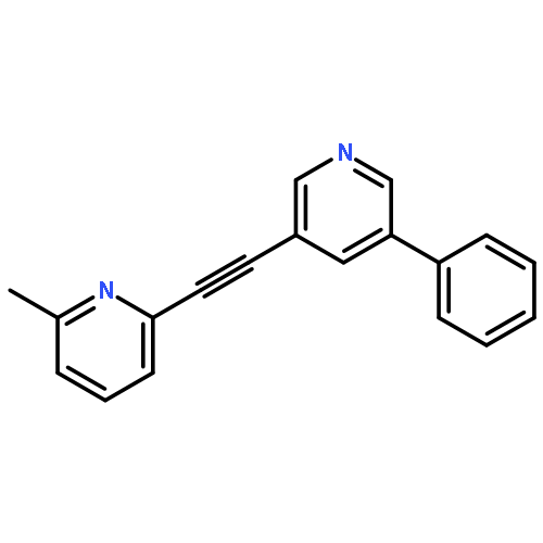 Pyridine, 2-methyl-6-[(5-phenyl-3-pyridinyl)ethynyl]-