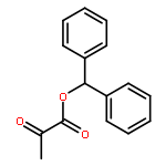 Propanoic acid, 2-oxo-, diphenylmethyl ester