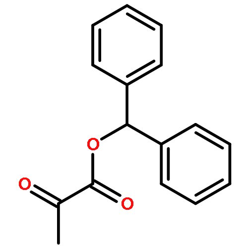 Propanoic acid, 2-oxo-, diphenylmethyl ester