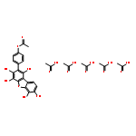 1,3,4,6,7-Dibenzofuranpentol, 2-[4-(acetyloxy)phenyl]-, pentaacetate