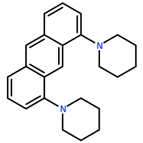 PIPERIDINE, 1,1'-(1,8-ANTHRACENEDIYL)BIS-