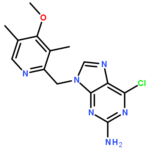 6-Chloro-9-((4-methoxy-3,5-dimethylpyridin-2-yl)methyl)-9H-purin-2-amine