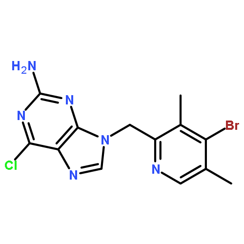 9H-Purin-2-amine,9-[(4-bromo-3,5-dimethyl-2-pyridinyl)methyl]-6-chloro-