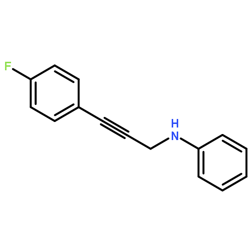 BENZENAMINE, N-[3-(4-FLUOROPHENYL)-2-PROPYNYL]-