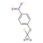 3H-Diazirine, 3-fluoro-3-(4-nitrophenoxy)-