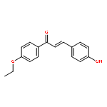 2-Propen-1-one, 1-(4-ethoxyphenyl)-3-(4-hydroxyphenyl)-