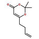 4H-1,3-DIOXIN-4-ONE, 6-(3-BUTENYL)-2,2-DIMETHYL-