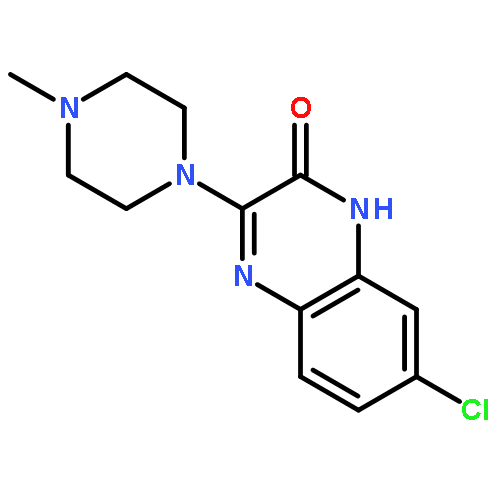 2(1H)-Quinoxalinone, 7-chloro-3-(4-methyl-1-piperazinyl)-