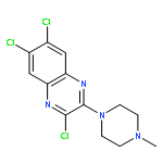 QUINOXALINE, 2,6,7-TRICHLORO-3-(4-METHYL-1-PIPERAZINYL)-