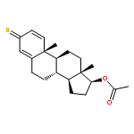 Androsta-1,4-diene-3-thione, 17-(acetyloxy)-, (17b)-