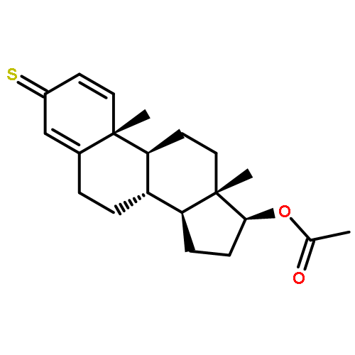 Androsta-1,4-diene-3-thione, 17-(acetyloxy)-, (17b)-