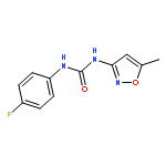 1-(4-fluorophenyl)-3-(5-methyl-1,2-oxazol-3-yl)urea