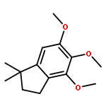 1H-Indene, 2,3-dihydro-4,5,6-trimethoxy-1,1-dimethyl-