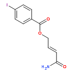 BENZOIC ACID, 4-IODO-, 4-AMINO-4-OXO-2-BUTENYL ESTER