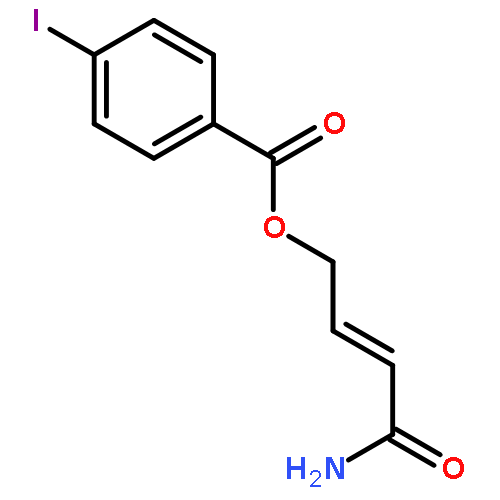 BENZOIC ACID, 4-IODO-, 4-AMINO-4-OXO-2-BUTENYL ESTER