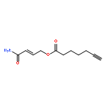 6-HEPTYNOIC ACID, 4-AMINO-4-OXO-2-BUTENYL ESTER